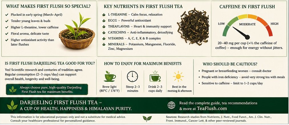 specialty of first flush tea