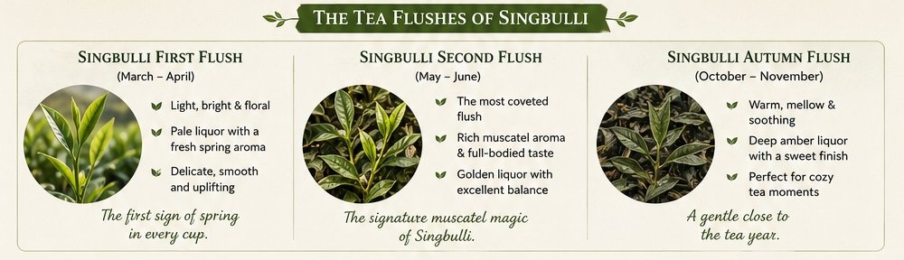 tea flushes of singbulli 1